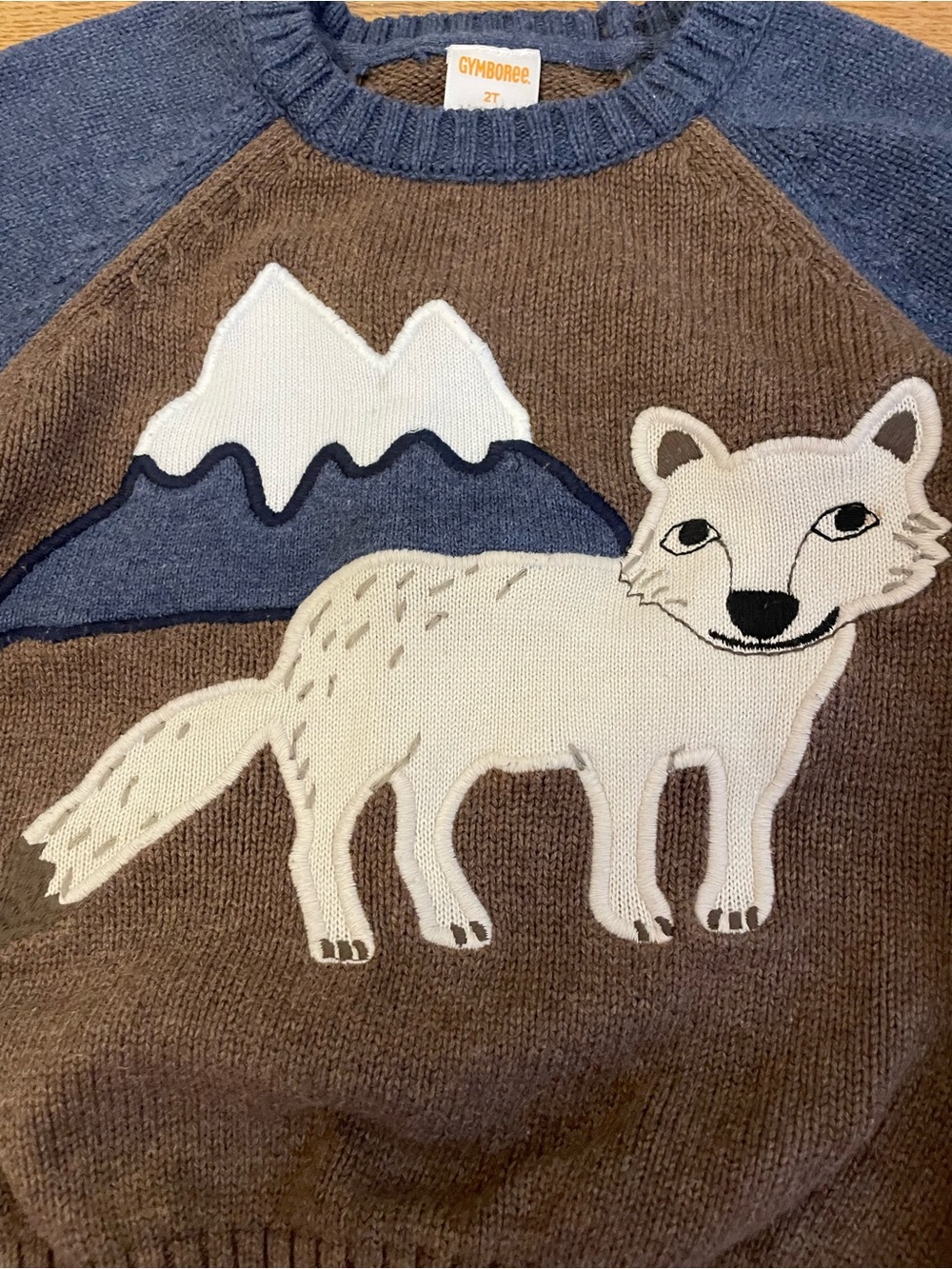 2t Gymboree boys knit fox sweater - Picture 2 of 5